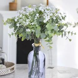 Gracie Oaks Artificial Baby's Breath Floral Centerpiece | Wayfair North America