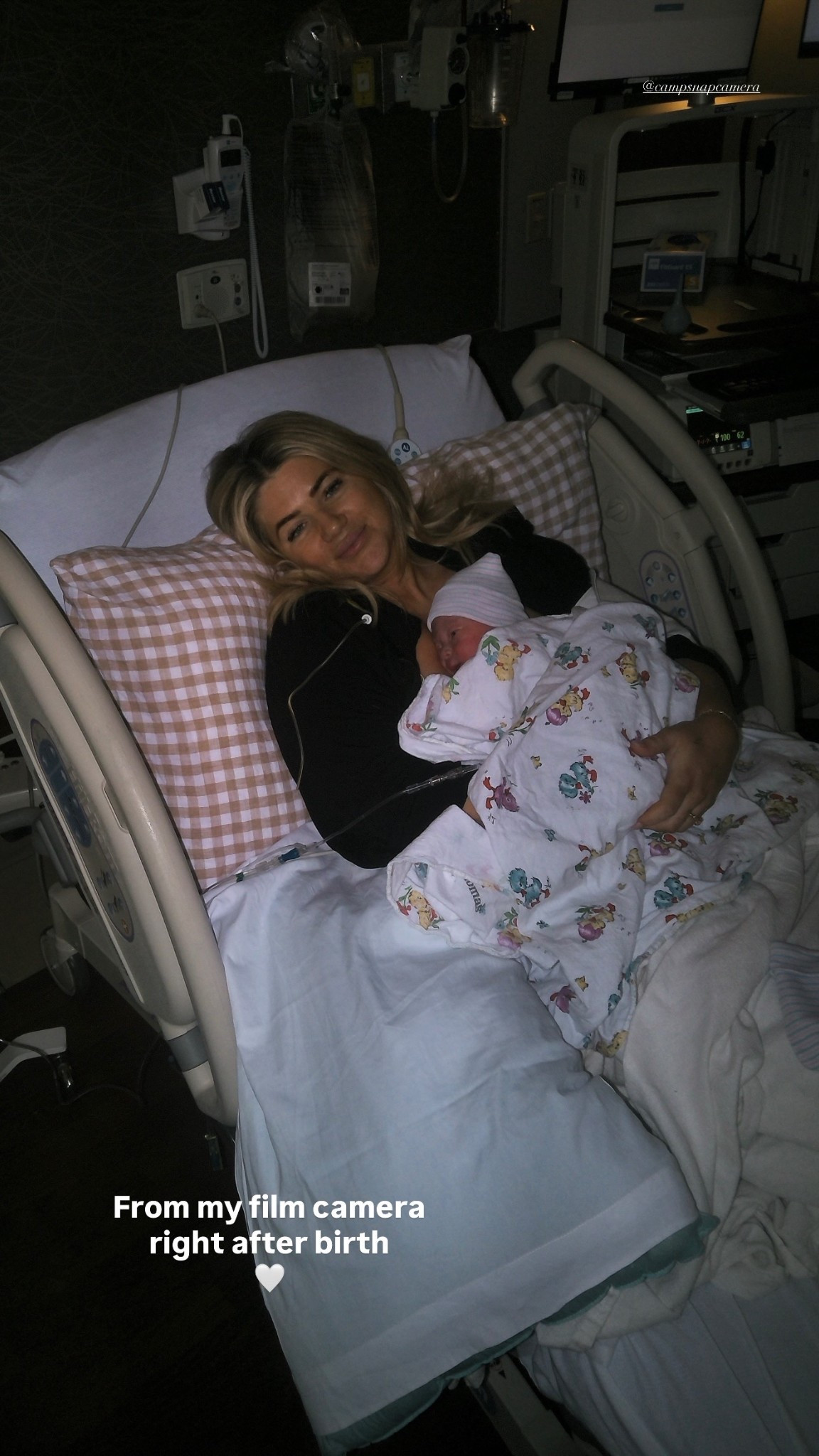 From my film camera right after birth 
🤍 @campsnapcamera