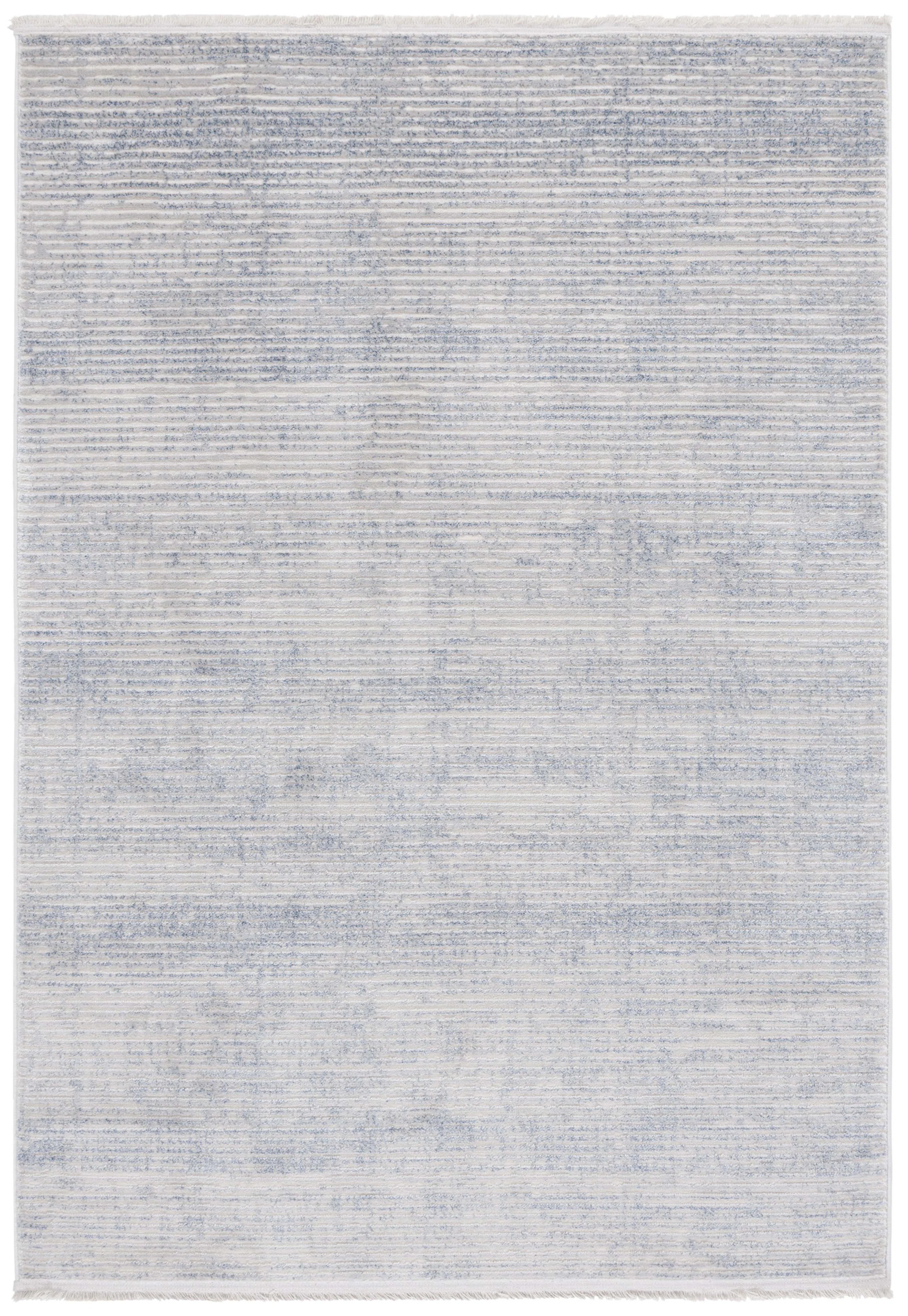 Whisper Power Loom 48% Polypropylene/40% Cotton/12% Polyester Area Rug in Blue / Gray | Perigold