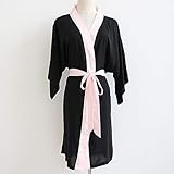 Black Women Kimono Robe-Bridesmaid Kimono Robe-bridesmaid Gift-wedding party bridal party Gift | Amazon (US)