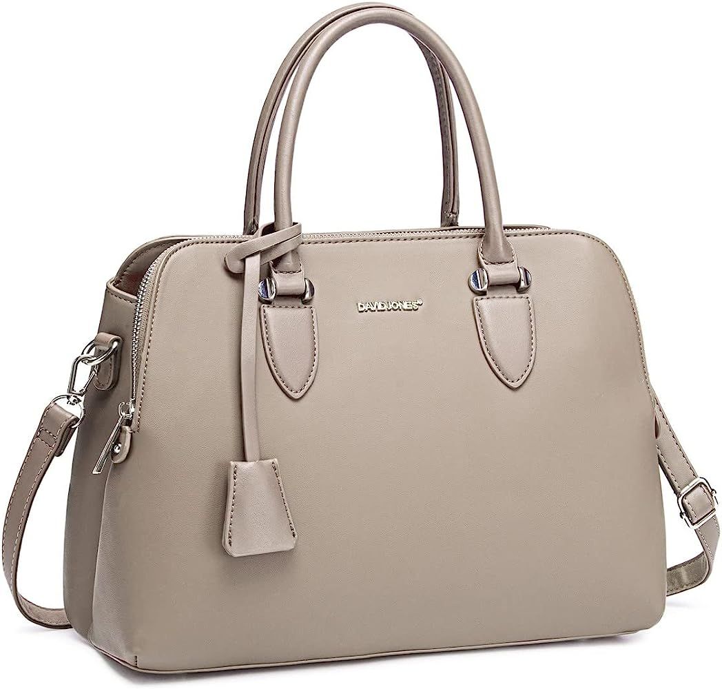 David Jones - Damen Handtasche Henkeltasche - Frau PU Leder Schultertasche - Elegante Tote Shoppe... | Amazon (DE)