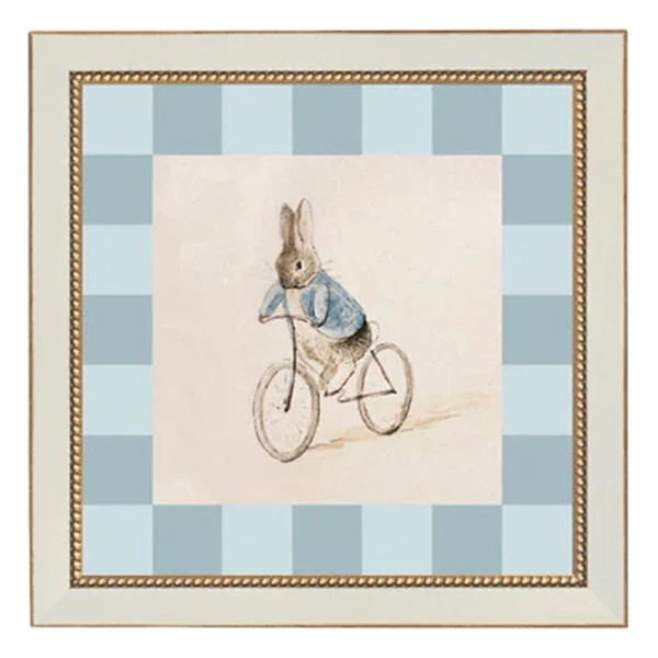 Petal Lane Checkered Biking Bunny Print | Scheels