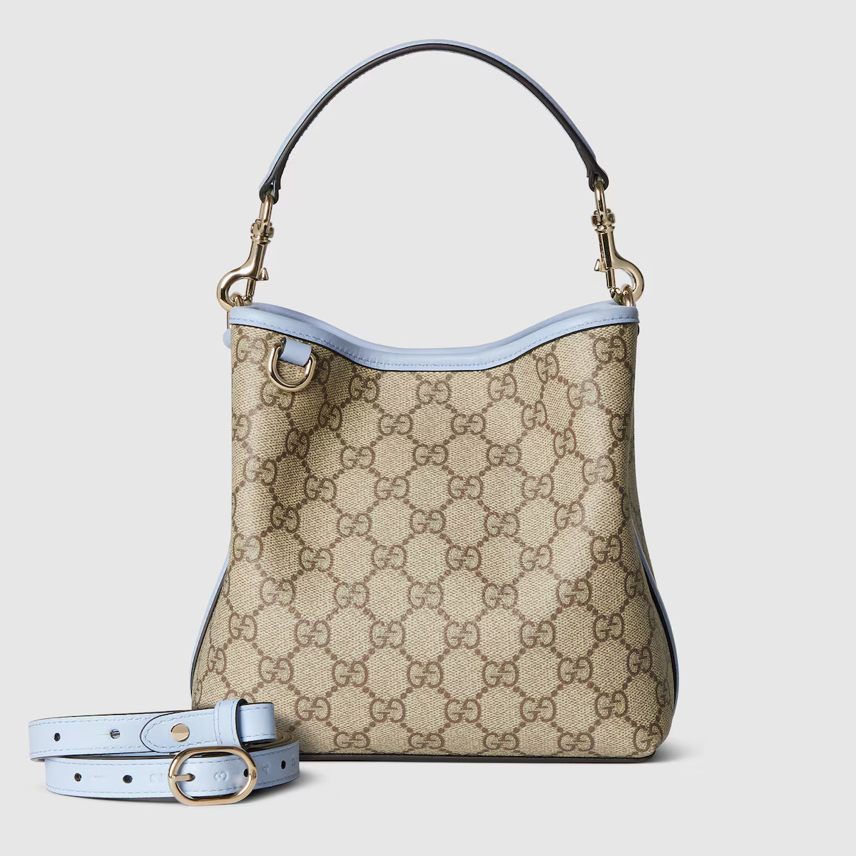 Gucci - GG Emblem small bucket bag | Gucci (US)