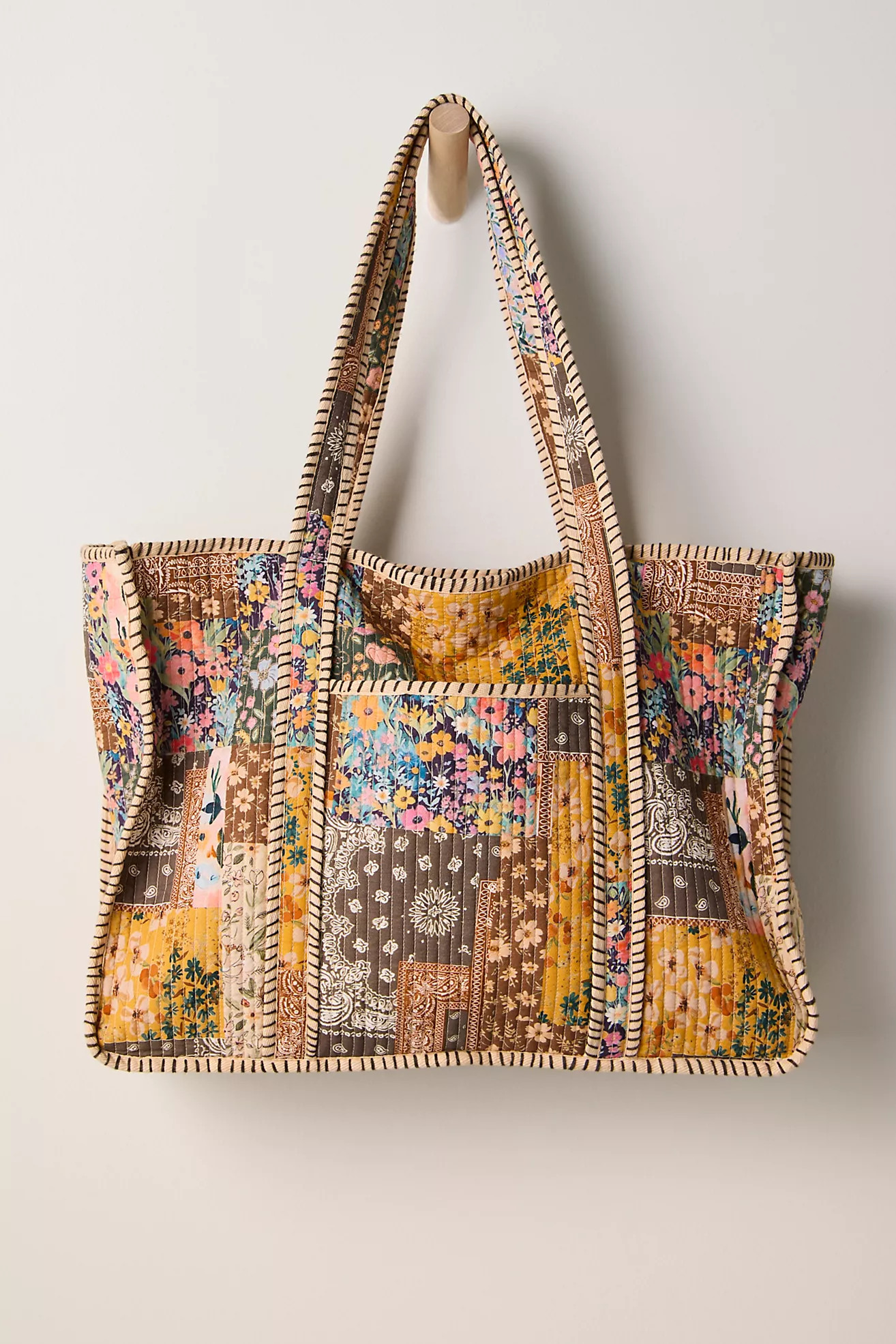 Distorted Quilt Tote Bag | Free People (Global - UK&FR Excluded)
