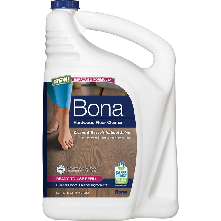 Bona® Hardwood Floor Cleaner Refill Unscented 128 fl oz | Walmart (US)