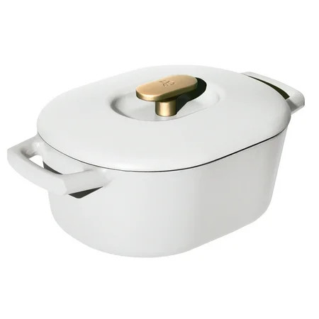 Beautiful 6QT Enamel Dutch Oven, White Icing | Walmart (US)