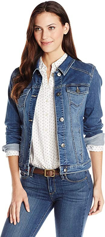 Wrangler Authentics womens Stretch Denim Jacket | Amazon (US)