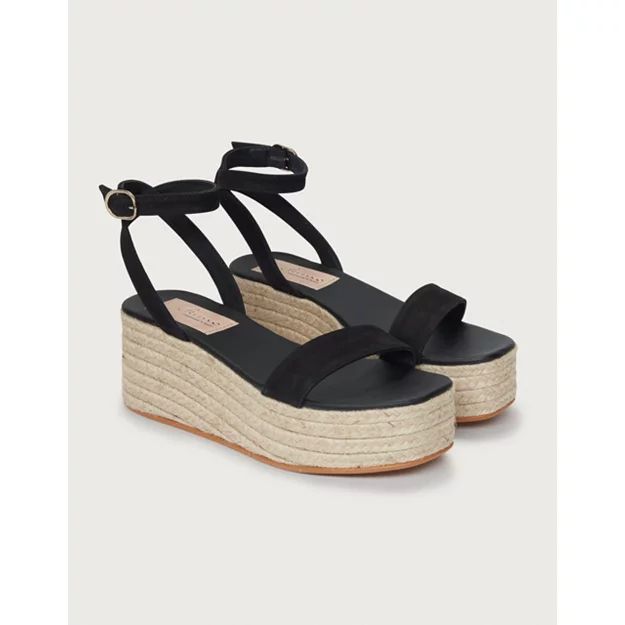 Suede Wedge Espadrilles | The White Company (UK)
