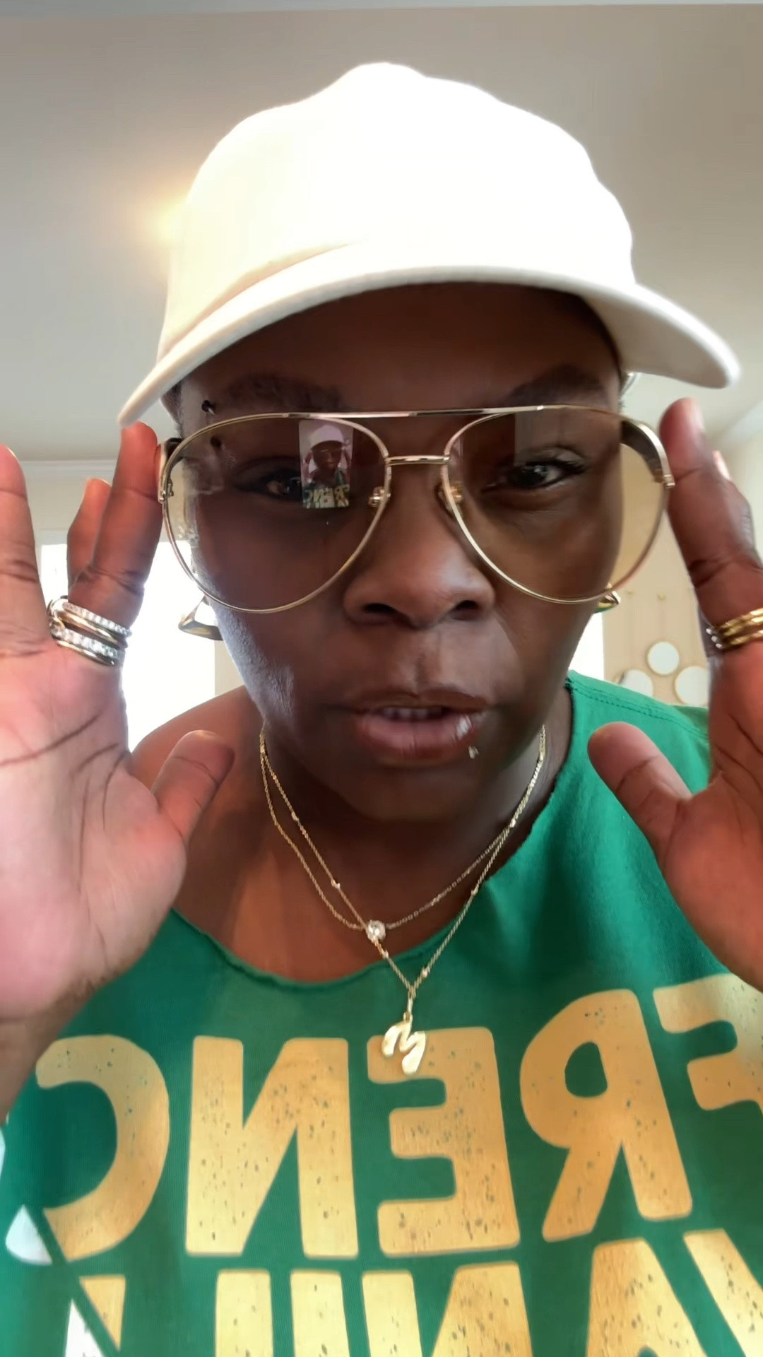 These glasses will make the entire ootd pop. There is nothing like a good pair of gold frame aviators. #aviators #goldglasses #summershades #fashioneyewear #sunglasses

#LTKootd #LTKPlusSize #LTKgrwm