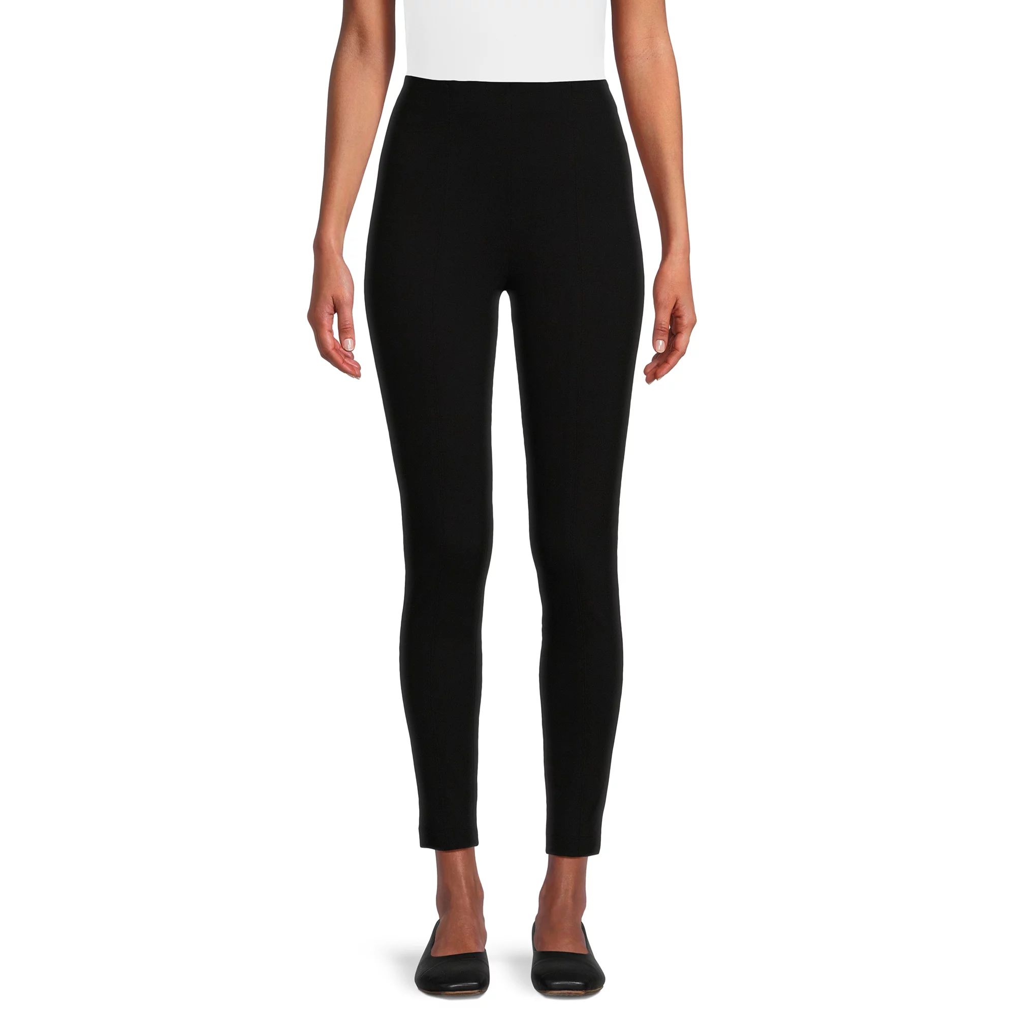 Time and Tru Women's Skinny Ponte Pants, 28” Inseam for Regular, Sizes XS-XXL | Walmart (US)