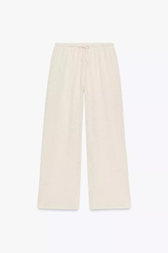RUSTIC STRAIGHT-LEG TROUSERS | Zara UK