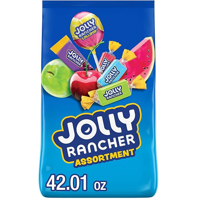 JOLLY RANCHER Assorted Fruit Flavored Candy Bulk Bag, 42.01 oz | Amazon (US)
