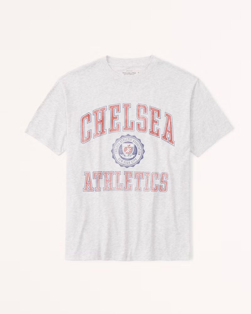 Oversized Boyfriend Graphic Tee | Abercrombie & Fitch (US)