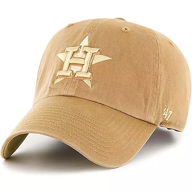 '47 Adults' Houston Astros Ballpark Clean Up Cap | Academy Sports + Outdoors