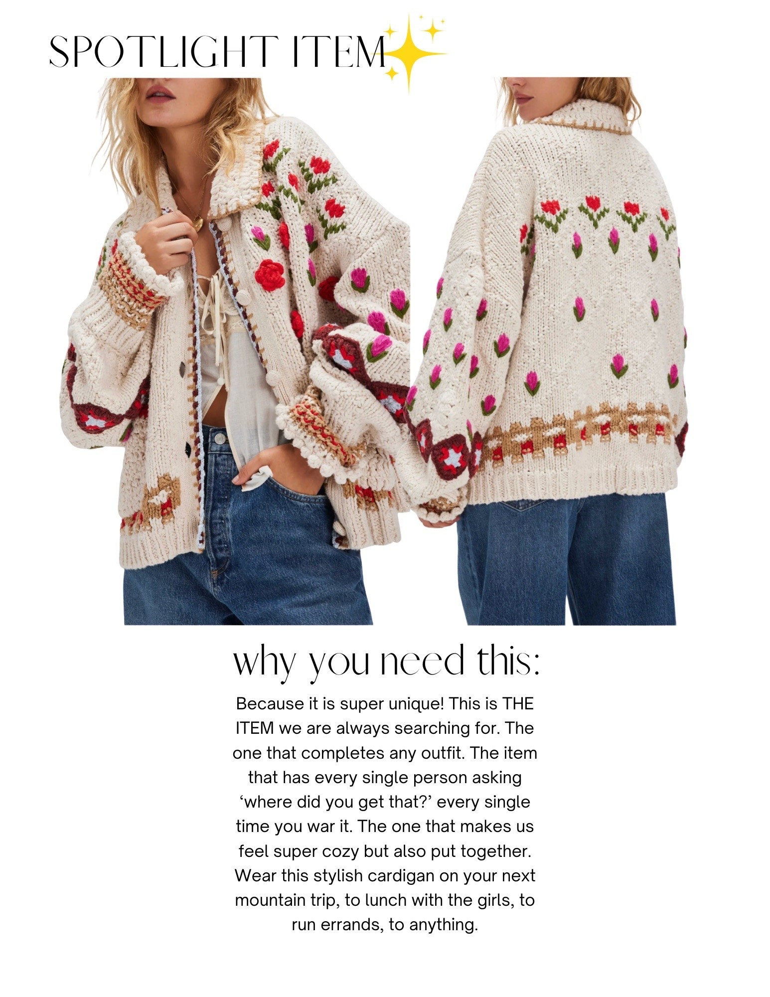 The Nordstrom anniversary sale is here and this is what I think you should buy! This cardigan is a showstopper and it’s one of those pieces that will have everyone asking you, where did you get that? ￼

#LTKootd #LTKSaleAlert #LTKgrwm