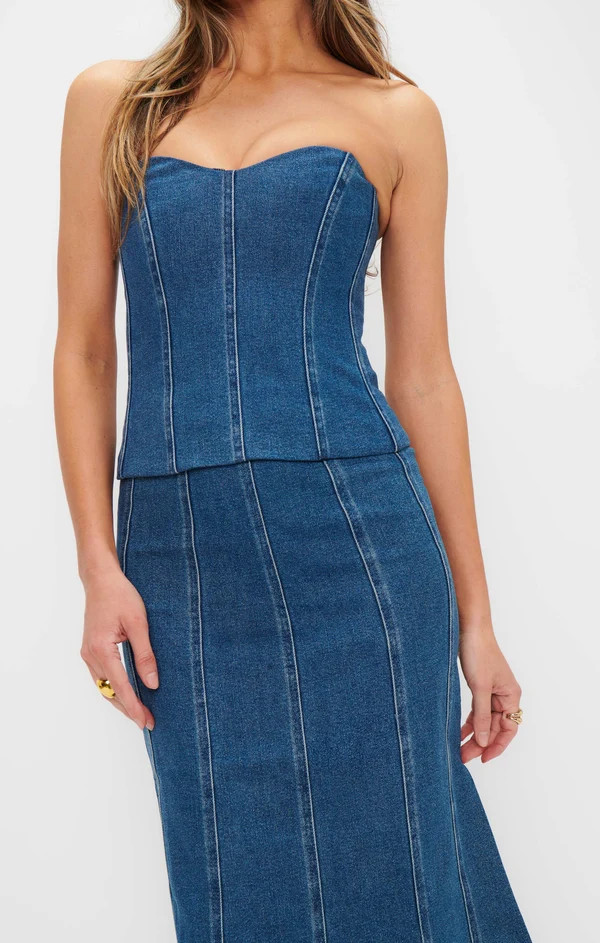 Baton Rouge Top ~ Blue Indigo | Show Me Your Mumu
