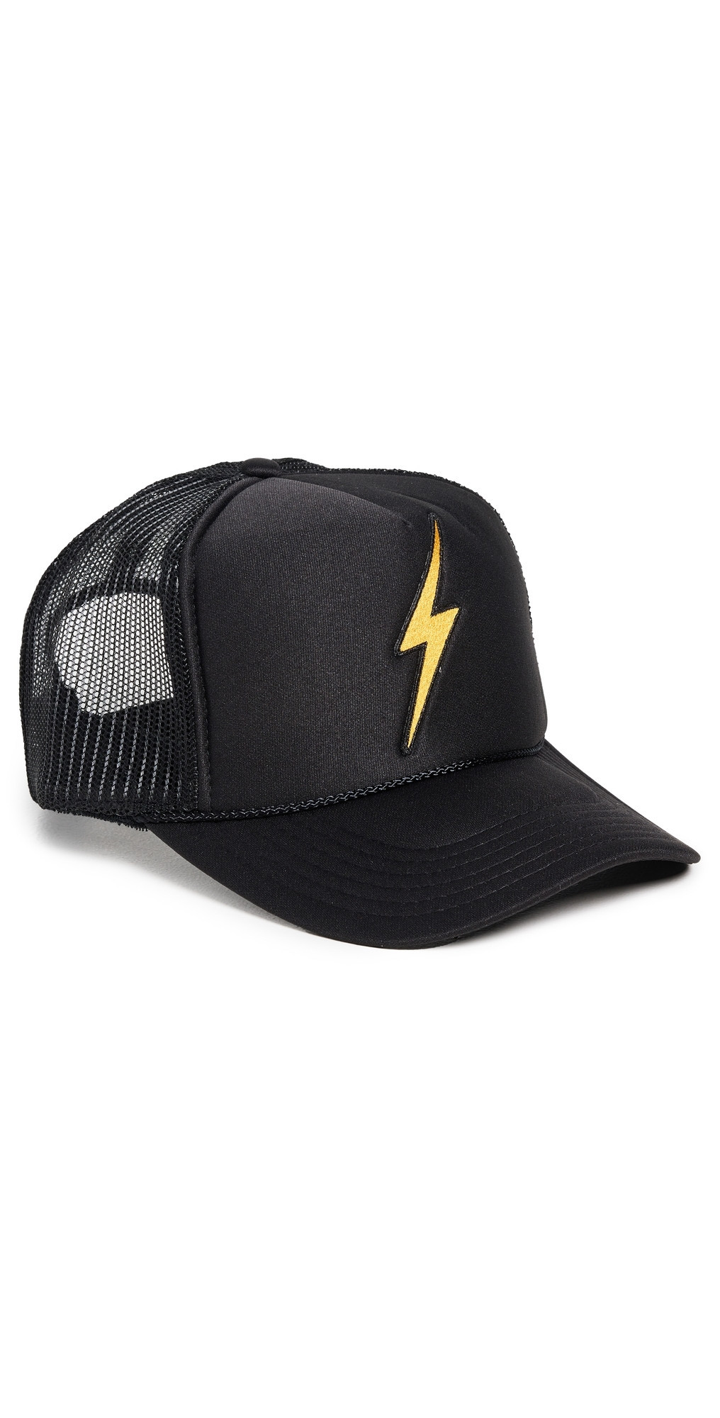 Aviator Nation Bolt Vintage Low Rise Trucker Hat Black One Size | Shopbop