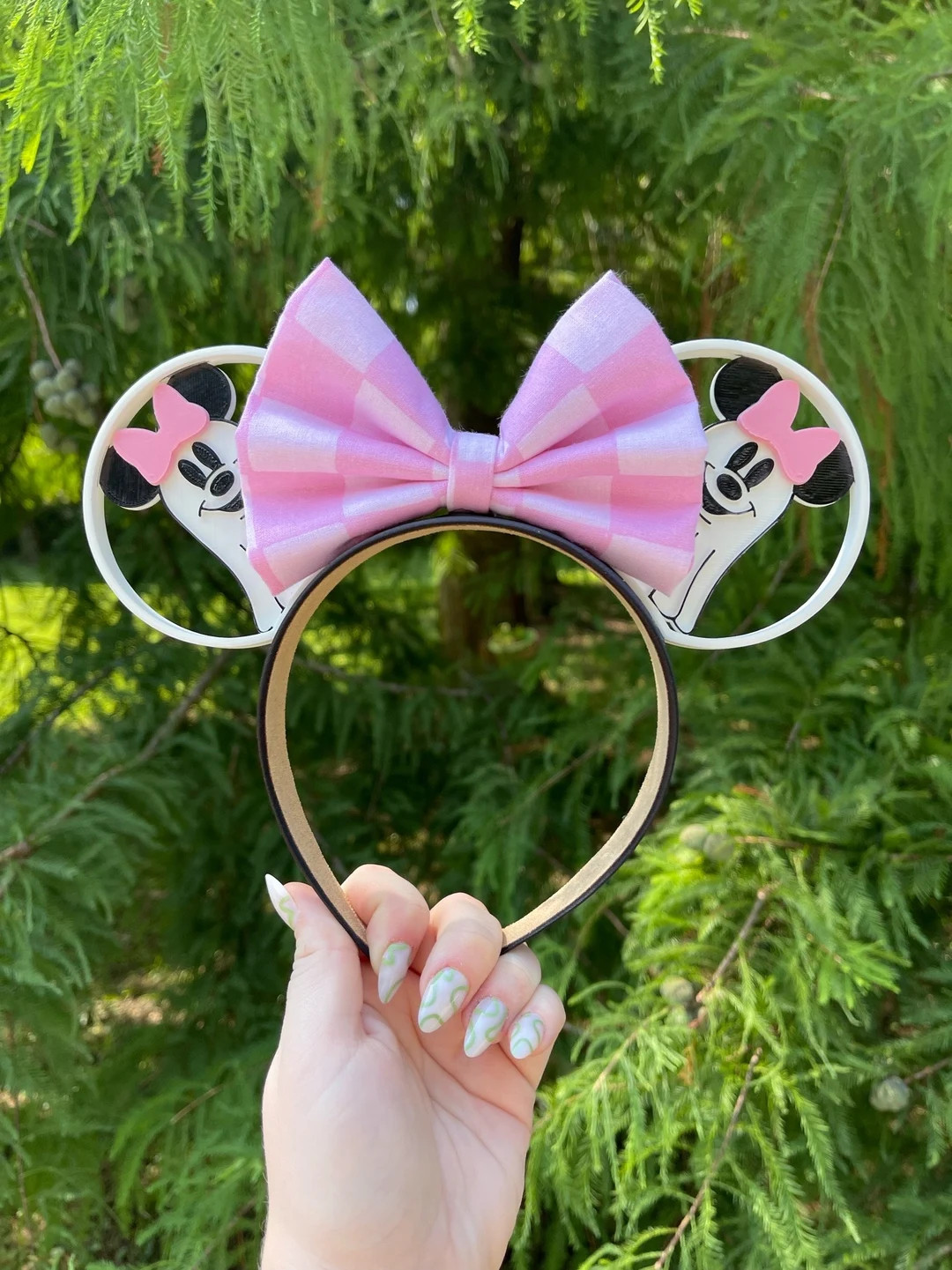 Minnie Ghost park mouse ears, pink Minnie Ghost mouse ears, Ghost Halloween mouse ears, Halloween... | Etsy (US)