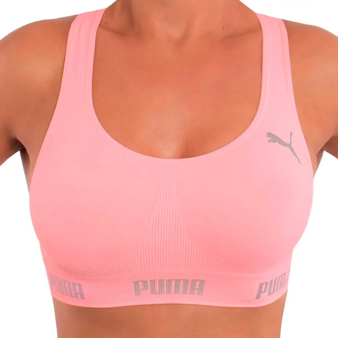 Top Puma Original Feminino Academia Fitness Nadador Sem Costura S/ Bojo Sustentação Confortáve... | Netshoes (BR)