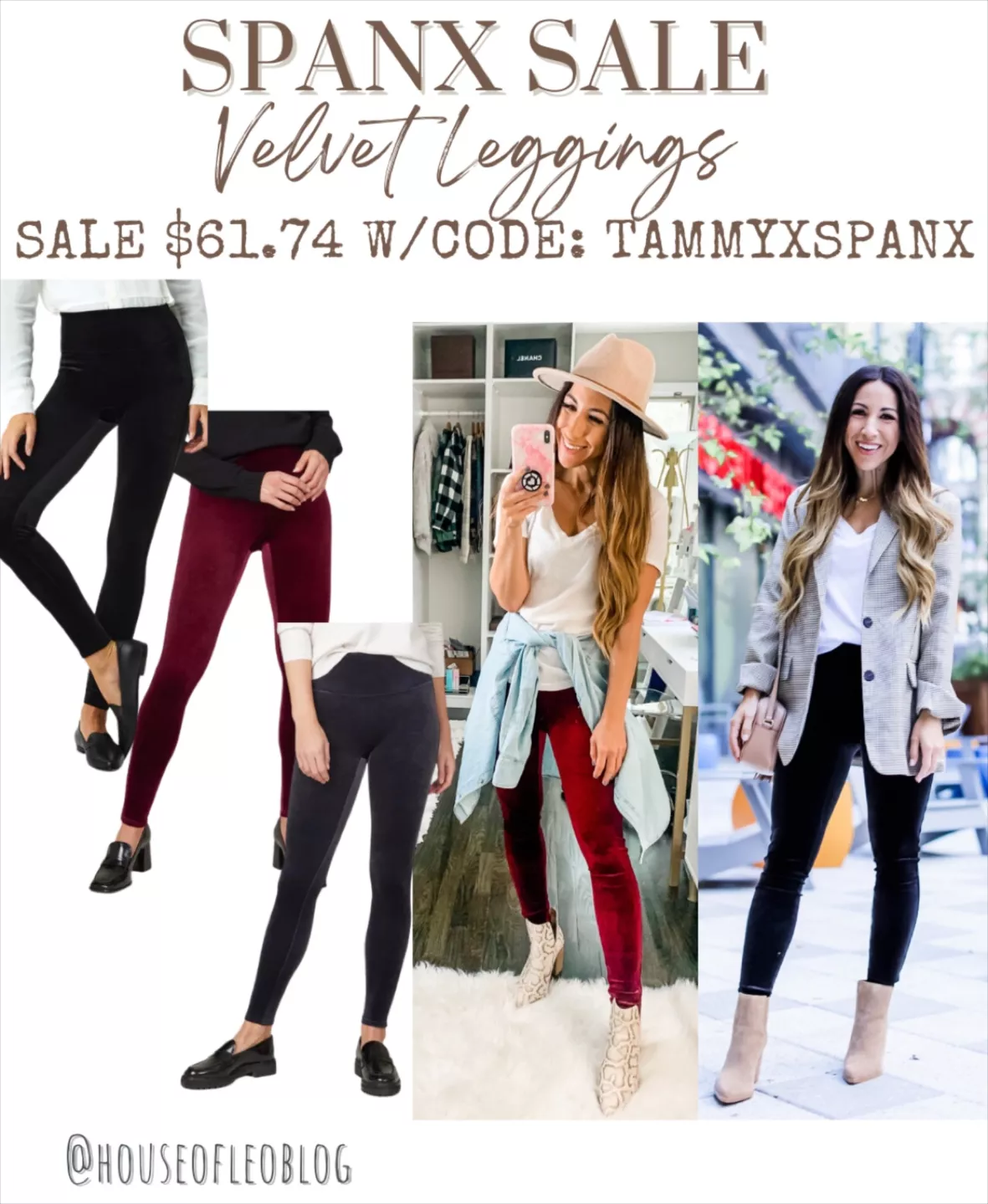 SPANX Velvet leggings