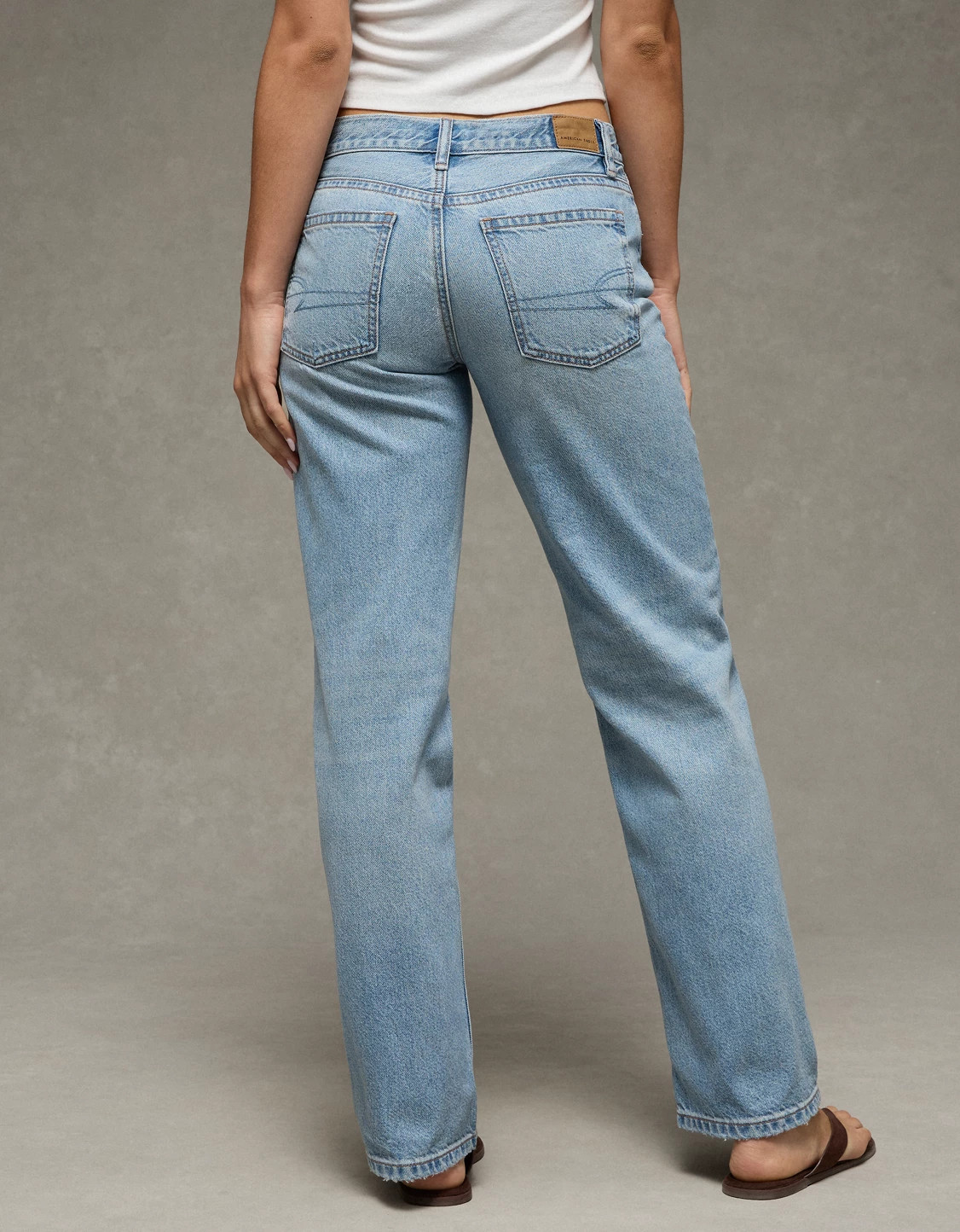 AE Low-Rise Classic Straight Jean | American Eagle Outfitters (US & CA)