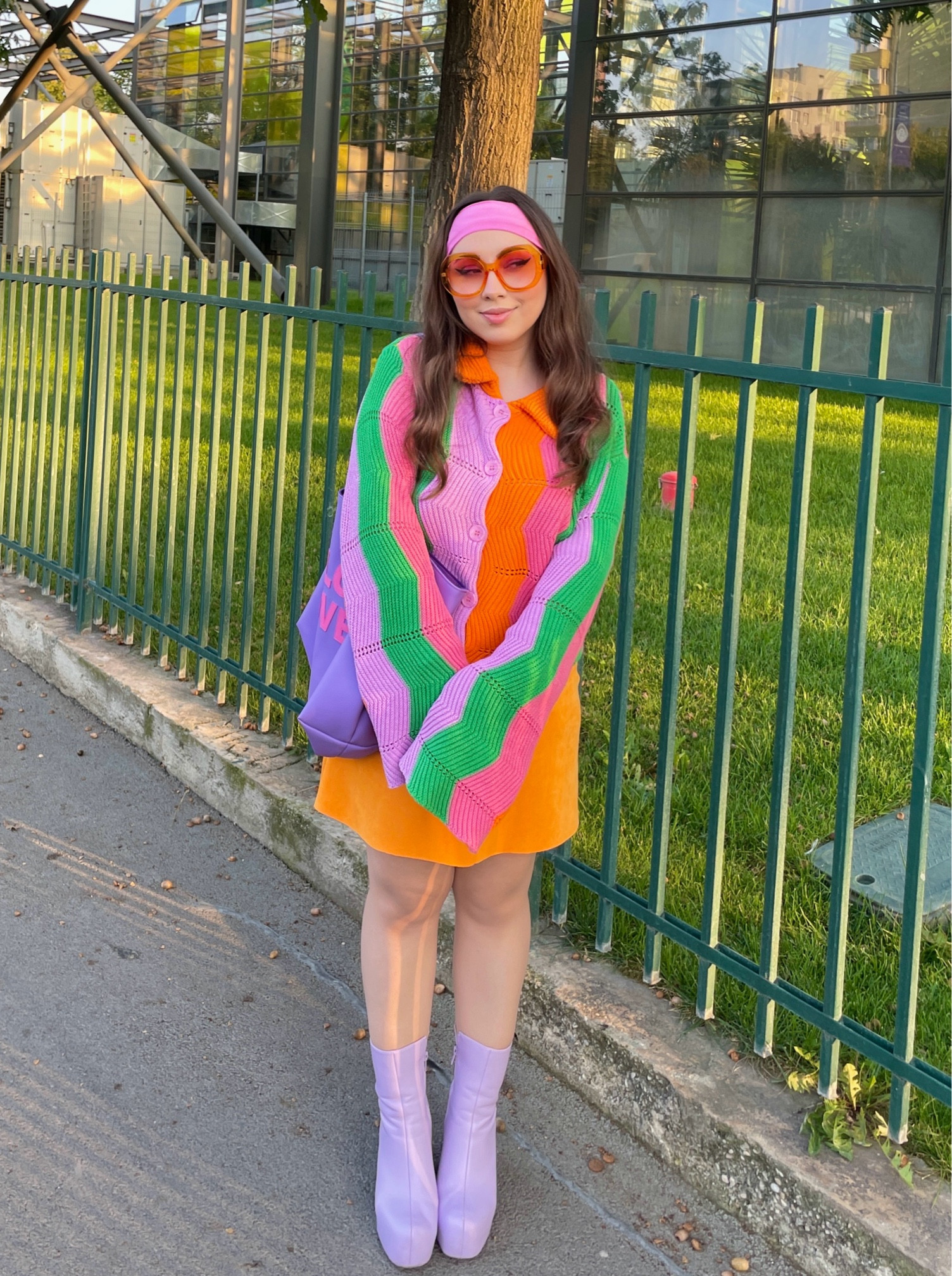 Colorful fall outfit✨🧡