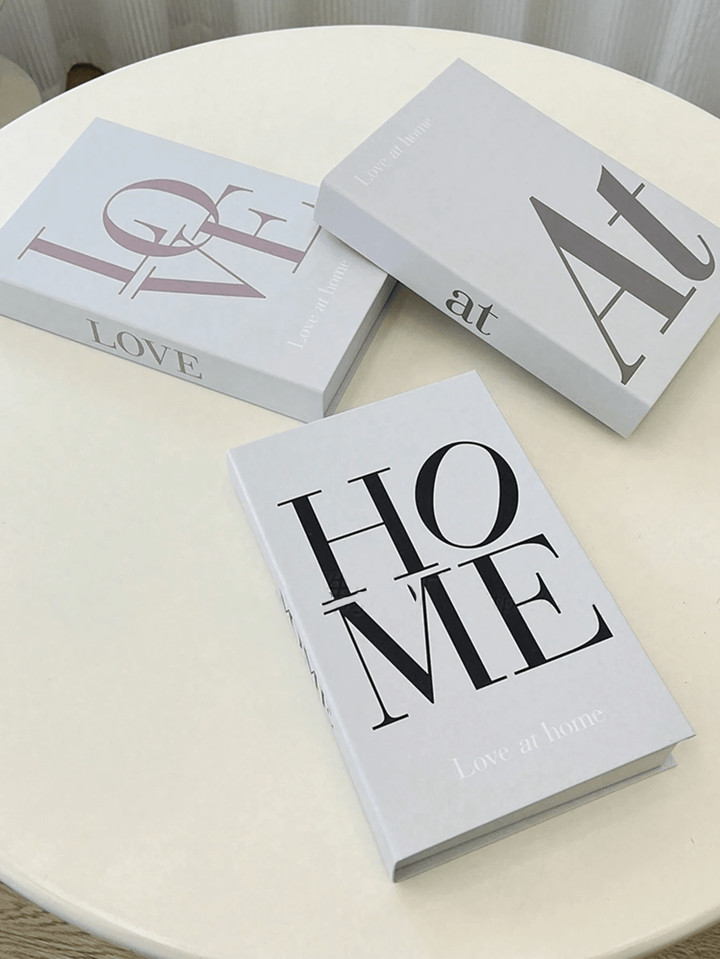 1pc/3pcs Fashion Folding Decorative Fake Books, Designer Luxury Modern Decorative Books For Home,... | SHEIN