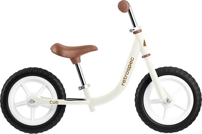 Retrospec Cub Toddler 12" Balance Bike, 18 Months - 3 Years Old, No Pedal Beginner Kids Bicycle f... | Amazon (US)