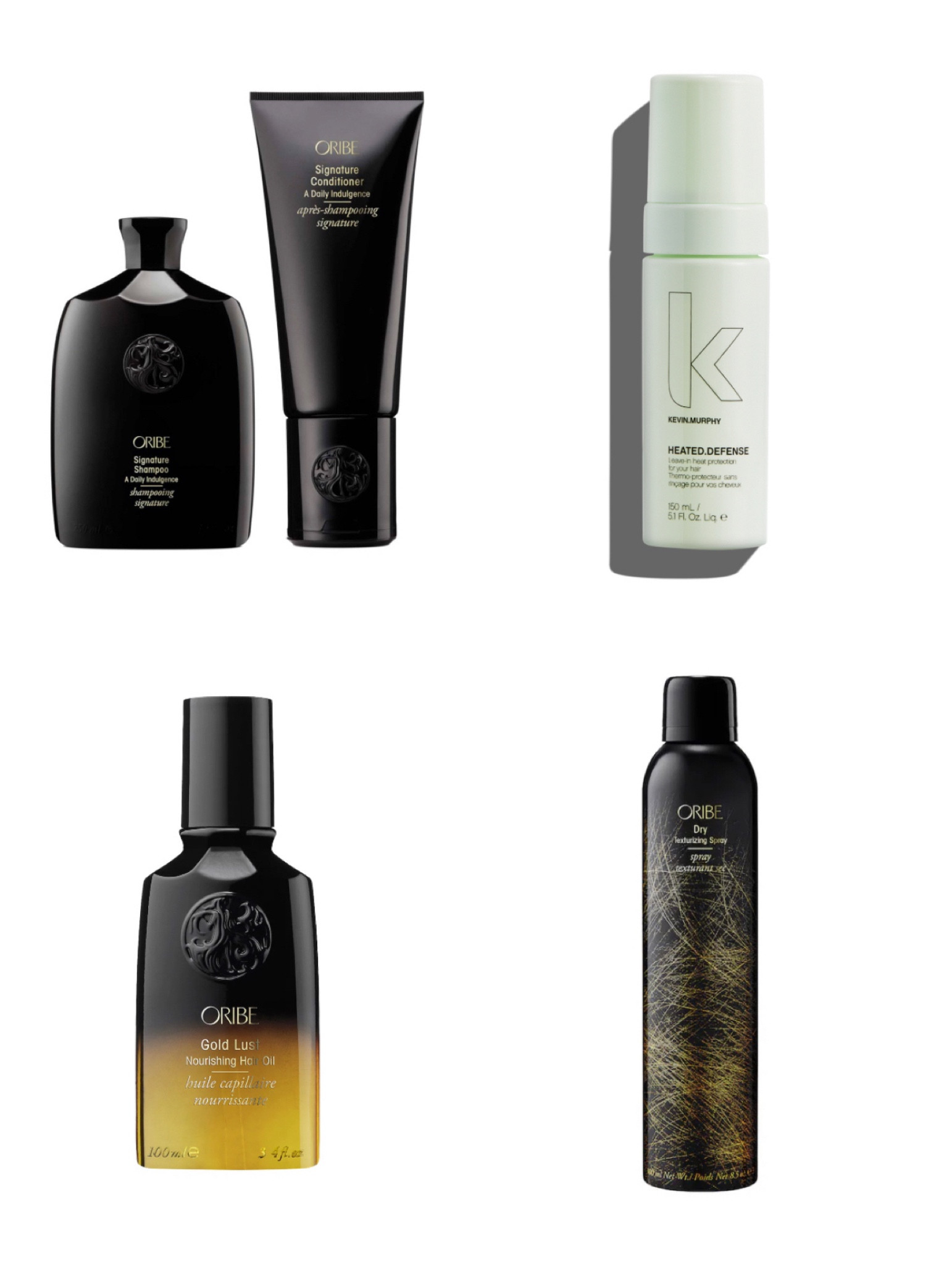 Everything I use for my hair care routine🧖‍♀️ 
As far as my hair routine goes, these are the products that I use everyday on my hair. I’ve been using Oribe products for a few years now and my hair has never felt and looked better. I’ve noticed that before I switched to their shampoo and conditioner, my hair was super thin and would barely grow. Now, I can see a significant difference. My hair has grown so much over the past year and it has gotten thick and healthy. I use their signature shampoo and conditioner and you can buy it in a bundle on line for $94 or separately for about $50 each. Other products I love from them include the gold list nourishing hair oil which is $57, and the dry texturizing spray for $49. I bought the hair oil a little over a year ago and it is still lasting me product to this day. The Kevin Murphy heat protector mouse is great for when you are using any heat products and I love it because it’s light and doesn’t leave any residue on my hair. I’m sure you all know about the Dyson air wrap but ever since getting it it has changed my life and I would recommend it to everyone. You can read more about it on their website. 

#LTKbeauty