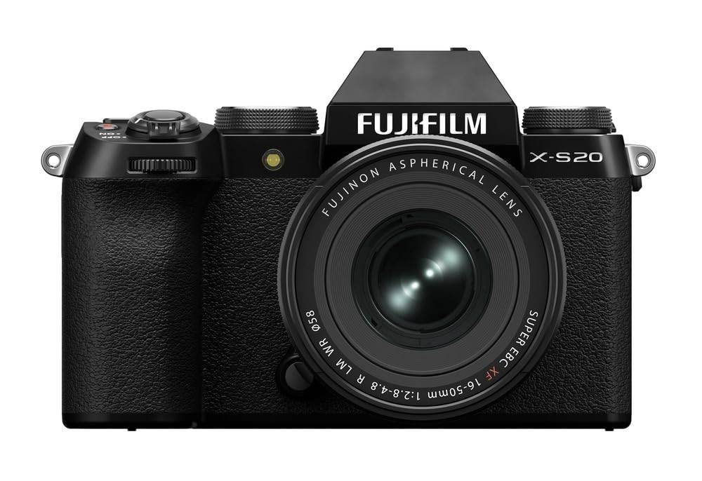 Fujifilm X-S20 Mirrorless Digital Camera XF16-50mmF2.8-4.8 R LM WR - Black | Amazon (US)