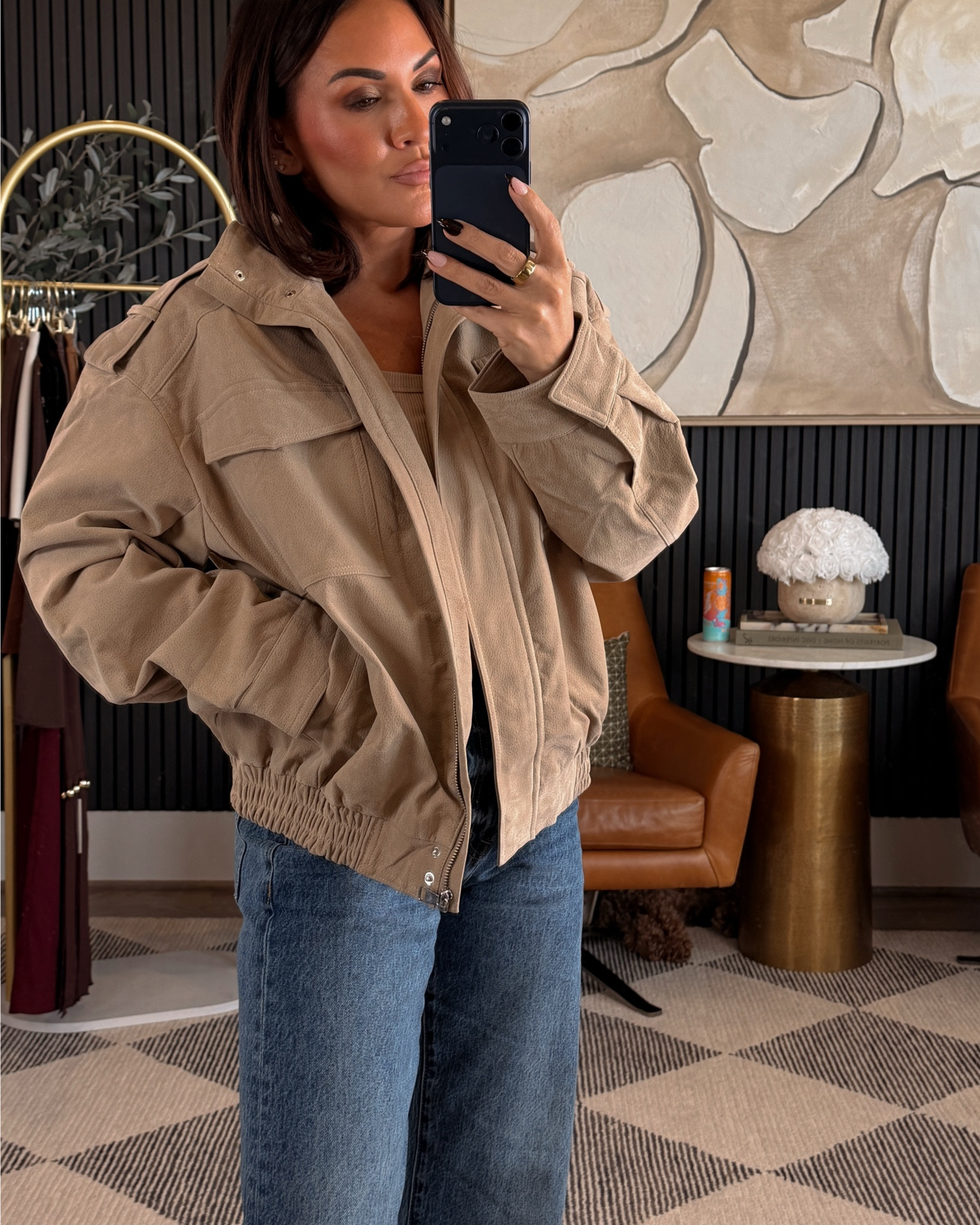 The viral $268 Zara jacket everyone’s obsessed with? Totally sold out.

Found this Amazon lookalike for under $50 and I swear it could pass for the real thing 🤎
The fit, the stitching, the structure — all so good. It’s giving luxe without the price tag.

5’2” • 130 lbs • 25” waist • 34DD — wearing XS

#AmazonFashionFinds #FallStyleEdit affiliate #PetiteFriendly #AffordableStyle #WomenOver40Fashion

#LTKOver40 #LTKStyleTip #LTKPetite