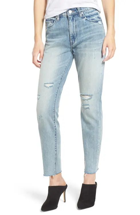 BLANKNYC Distressed Rigid Straight Leg Jeans (Now or Never) | Nordstrom