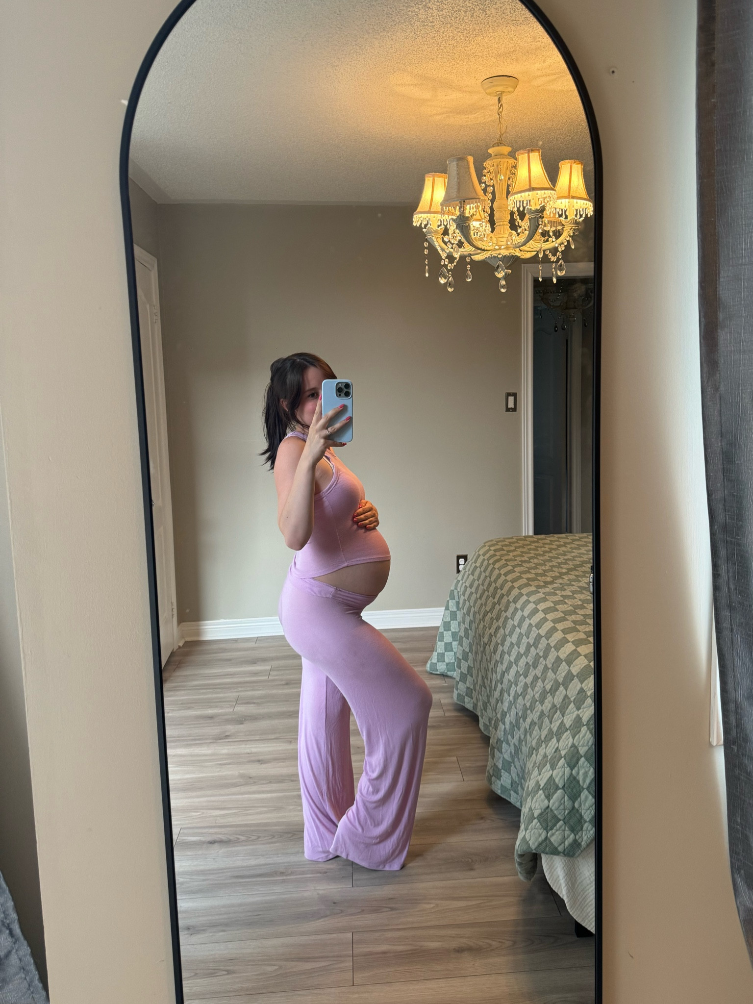 Comfy pjs, bump friendly 

#LTKmaternity #LTKcanada #LTKautumn