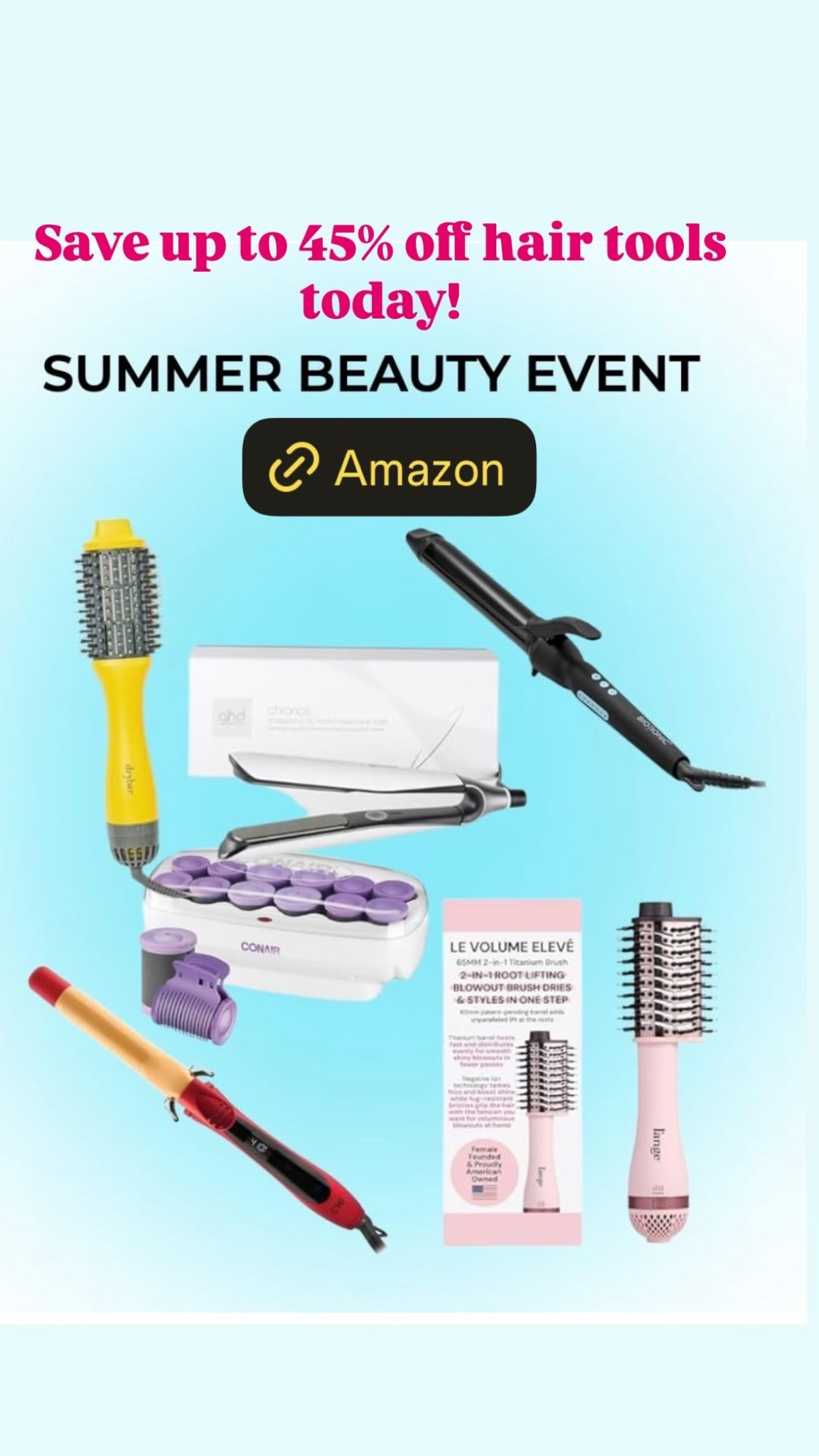 Amazon Summer Beauty Event. Save up to 45% off hair tools today!

#LTKselfcare #LTKmorningroutine #LTKmomlife