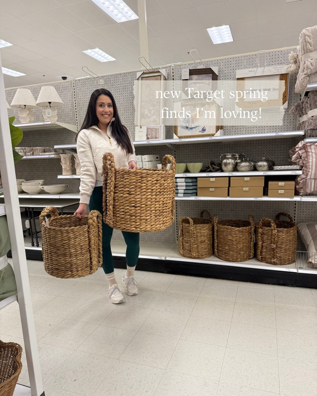 It’s Target Tuesday and the spring finds are GOOD 🌸🐇

I did a full in-store walk and found so many pieces that look way more high-end than they are — from the prettiest floral wreaths to faux stems that honestly pass for real, plus cozy throws and the best wicker basket dupes 👏🏼

If you’re ready to refresh your home for spring without overspending… this is your sign 💐

I’ll be styling a few of these around my home next — so make sure you’re following along so you don’t miss how I bring them to life 🤍



#targettuesday #targethome #springhomedecor #targetfinds #springdecor

#LTKHome