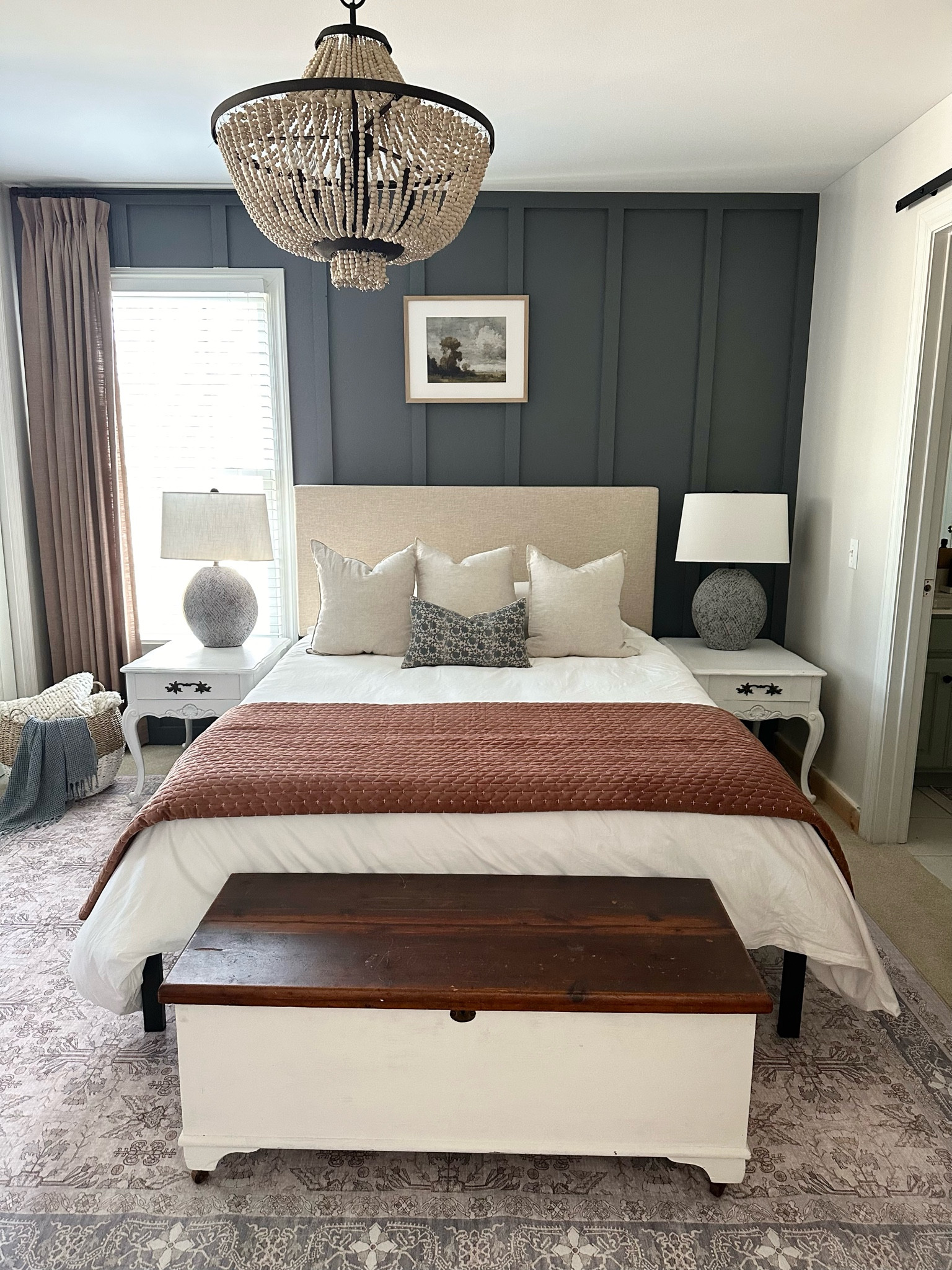 Curtains: Liz linen triple pleat, no lining, rust 
Velvet throw in rust 


#LTKHome #LTKFamily #LTKStyleTip