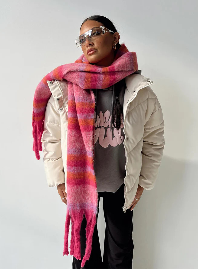 Cloud Scarf Pink | Princess Polly US