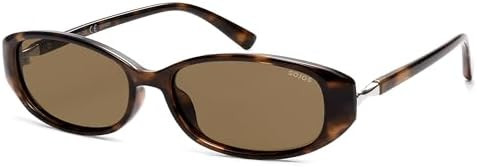 SOJOS Trendy Polarized Retro Oval Sunglasses for Women Chic 90s Sunnies Lightweight Narrow Shades... | Amazon (US)
