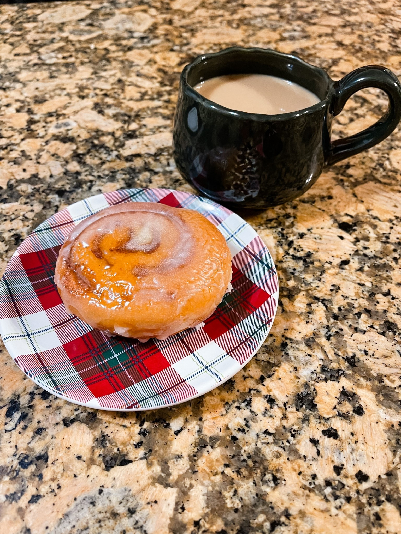 Good morning! Some coffee and sweet bread during the holidays is always a must! Love my new mug and plaid plate from Target! So festive! 

#LTKdayinmylife #LTKfoodie #LTKHoliday