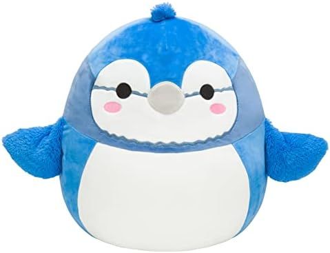 Squishmallows 14-Inch Blue Jay - Add Babs to Your Squad, Ultrasoft Stuffed Animal Large Plush Toy... | Amazon (US)