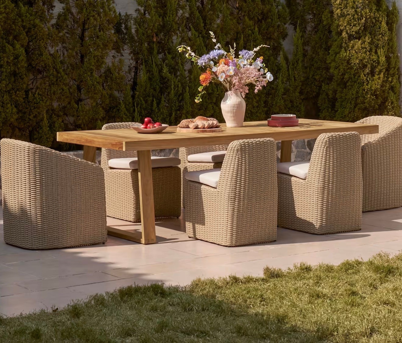 Beautiful outdoor dining table set

#LTKHome #LTKSeasonal #LTKSaleAlert