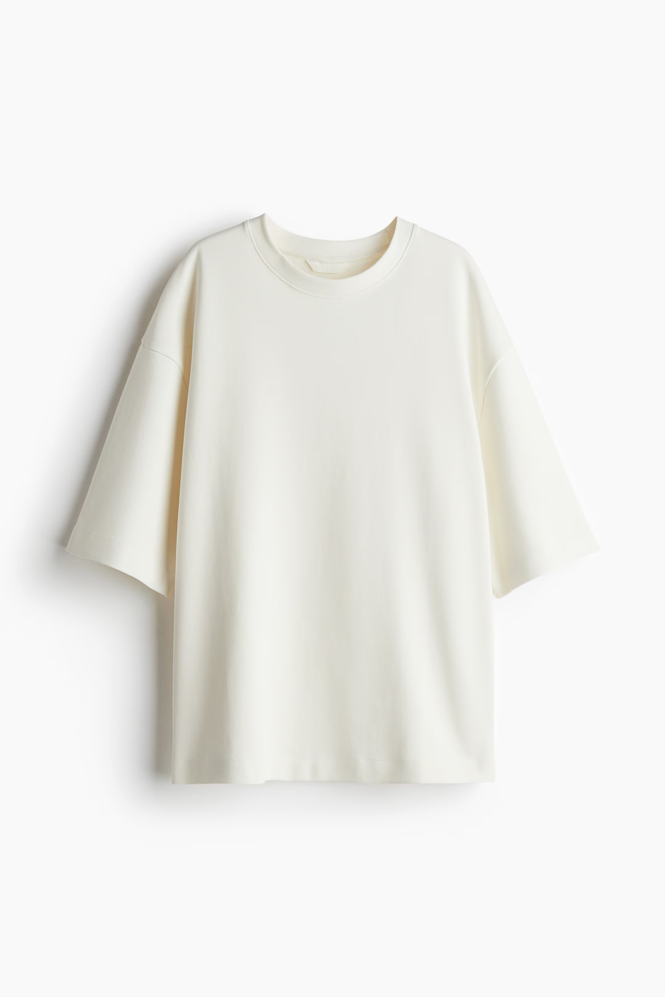 Boxy interlock T-shirt | H&M (UK, MY, IN, SG, PH, TW, HK)
