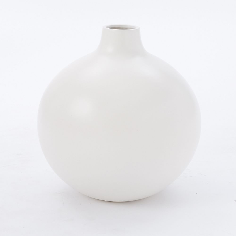 Pure White Ceramic Vases | West Elm (US)