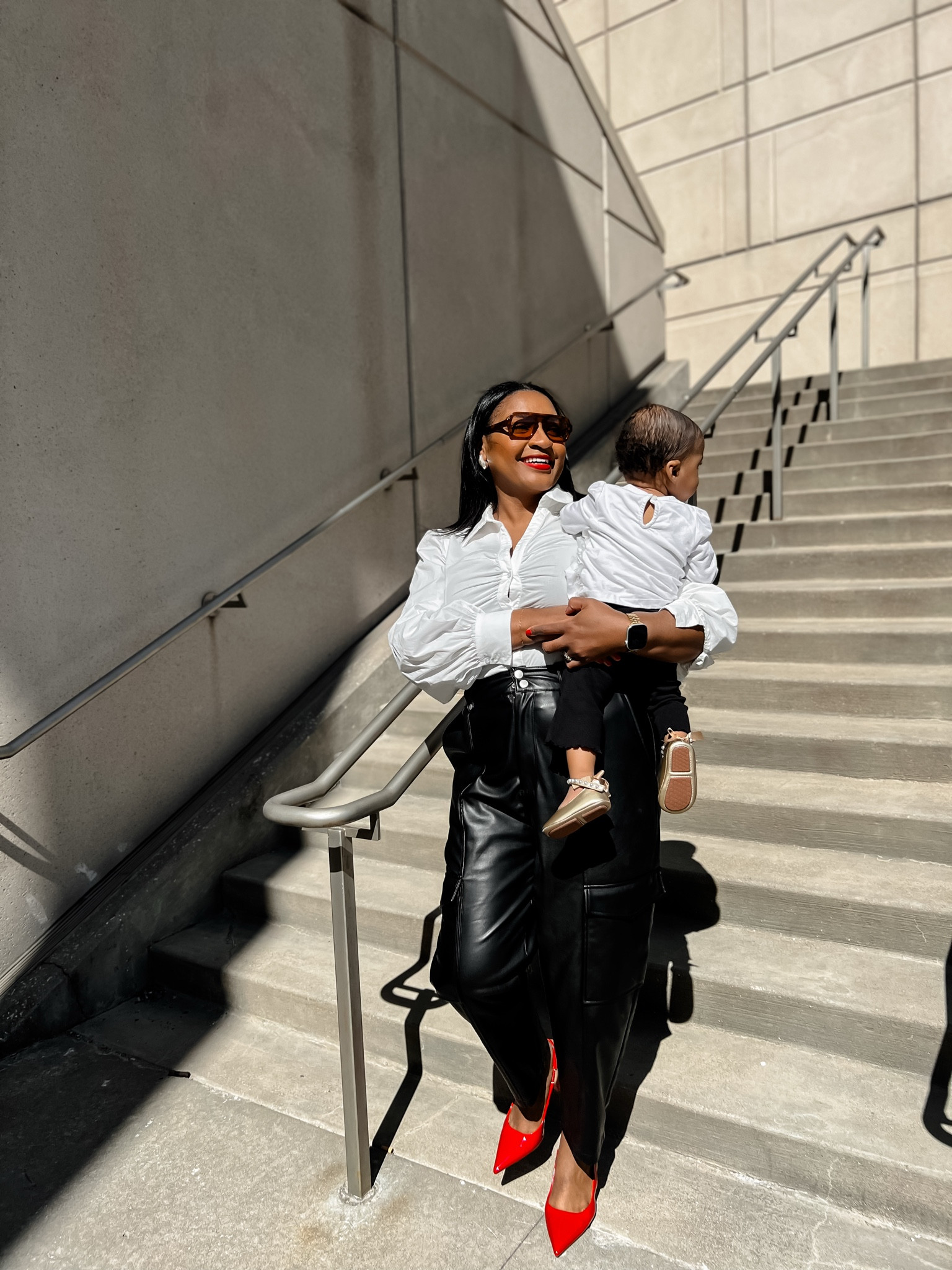 Serving looks with my baby girl on my hip 🖤

#LTKMidsize #LTKBaby #LTKFamily