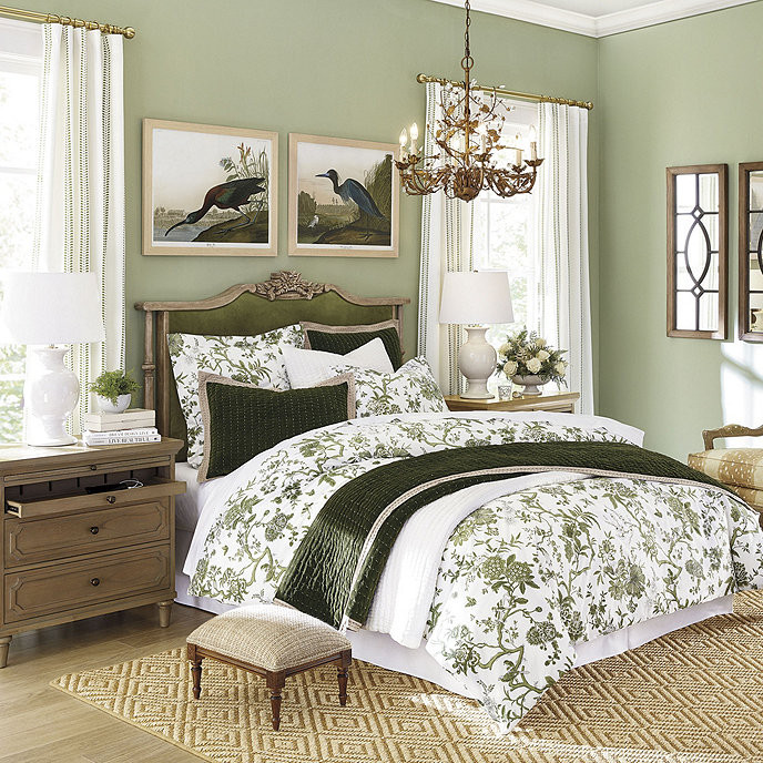 Hollis Ditsy Stripe Drapery Panel | Ballard Designs, Inc.