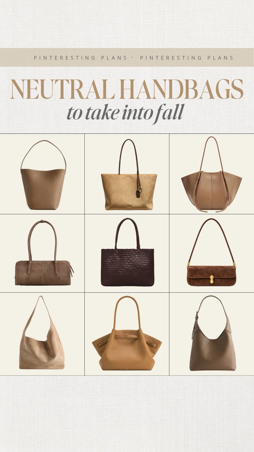 Neutral handbags to take into fall 🙌🏻🙌🏻

#LTKootd #LTKSeasonal #LTKWorkwear