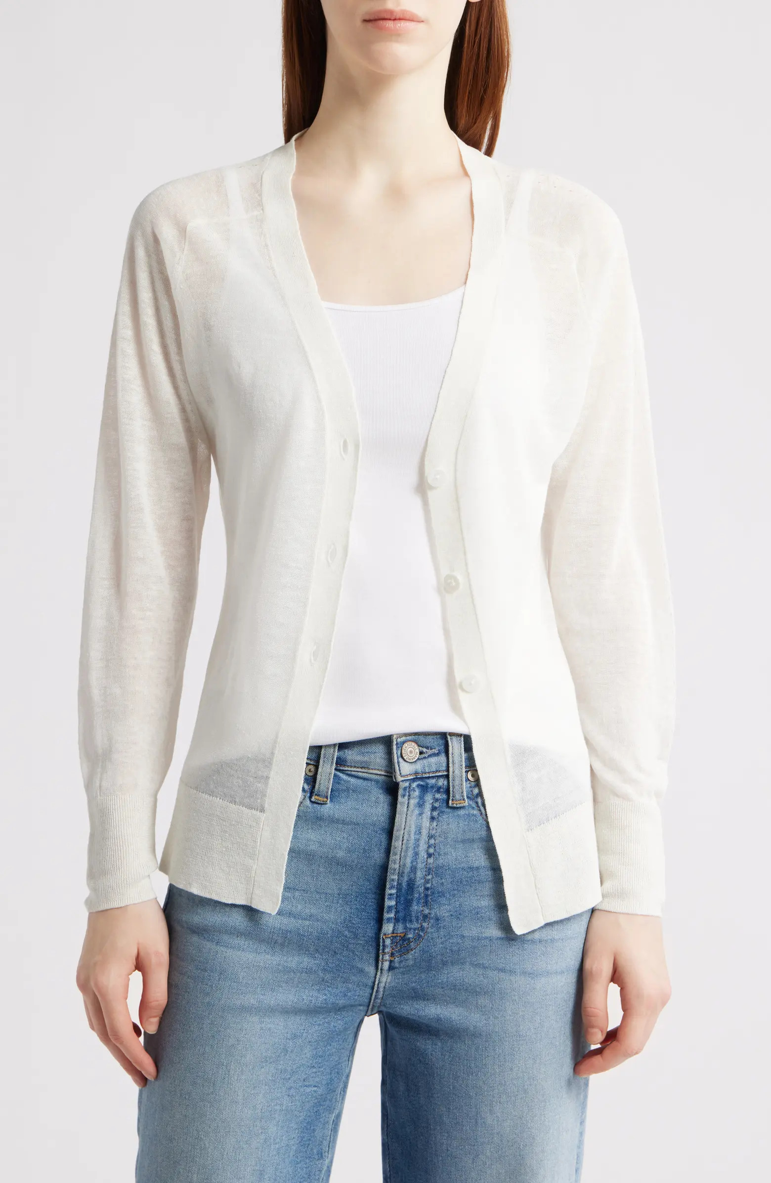MARGARET O'LEARY Sari Sheer Cardigan | Nordstrom | Nordstrom