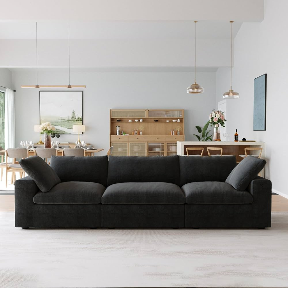 JACH 3-Seater Modular Sectional Sofas for Living Room, Modern Convertible Cloud Couches, Cushion ... | Amazon (US)