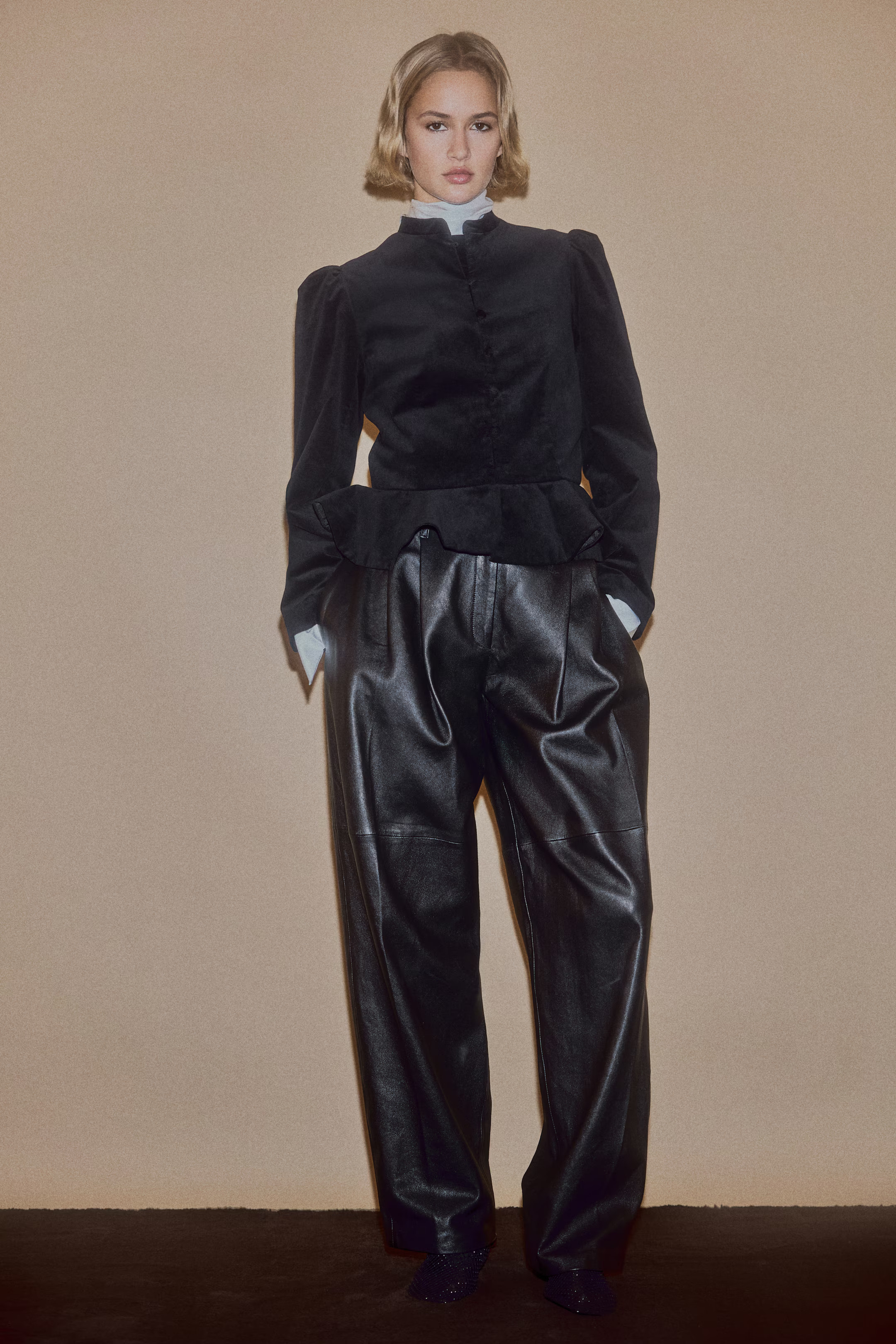 Velvet Peplum Jacket | H&M (US + CA)