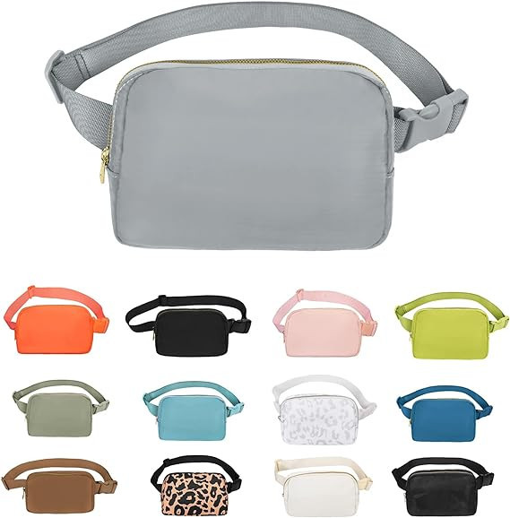 VOROLO Waist Pack for Running Fanny Pack for Women and Men Crossbody Belt Bag Bum Bag with Adjust... | Amazon (US)